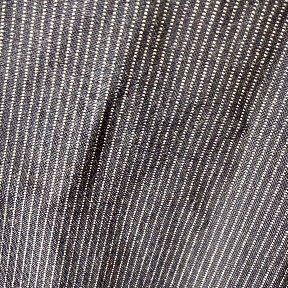 VTG Giorgio Armani Navy | Silk & Wool | Pinstriped Pants - Picture 9 of 13